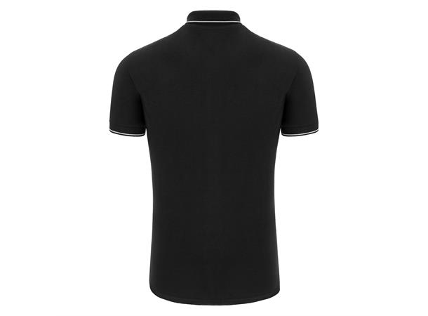 Comedy Eco Polo BLK 3XS Poloskjorte i Ecotekstil- Unisex 